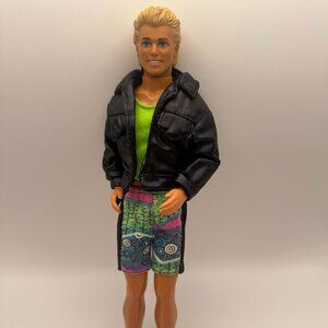 Barbie The Movie Ken Doll w Outfit Blonde Hair Blue Eyes 1990 Made in Malaysia